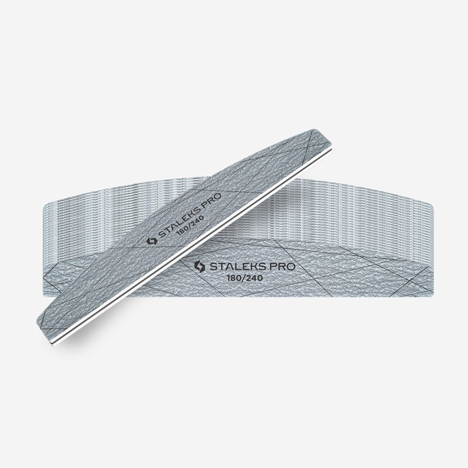 STALEKS Straight mineral Nail file SMART 40 180/240 grit (25 pcs)